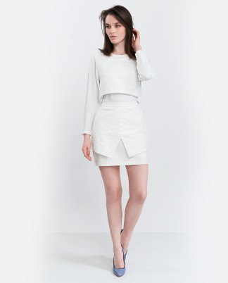 SS2015 A1505001@White Jacquard Look № 1